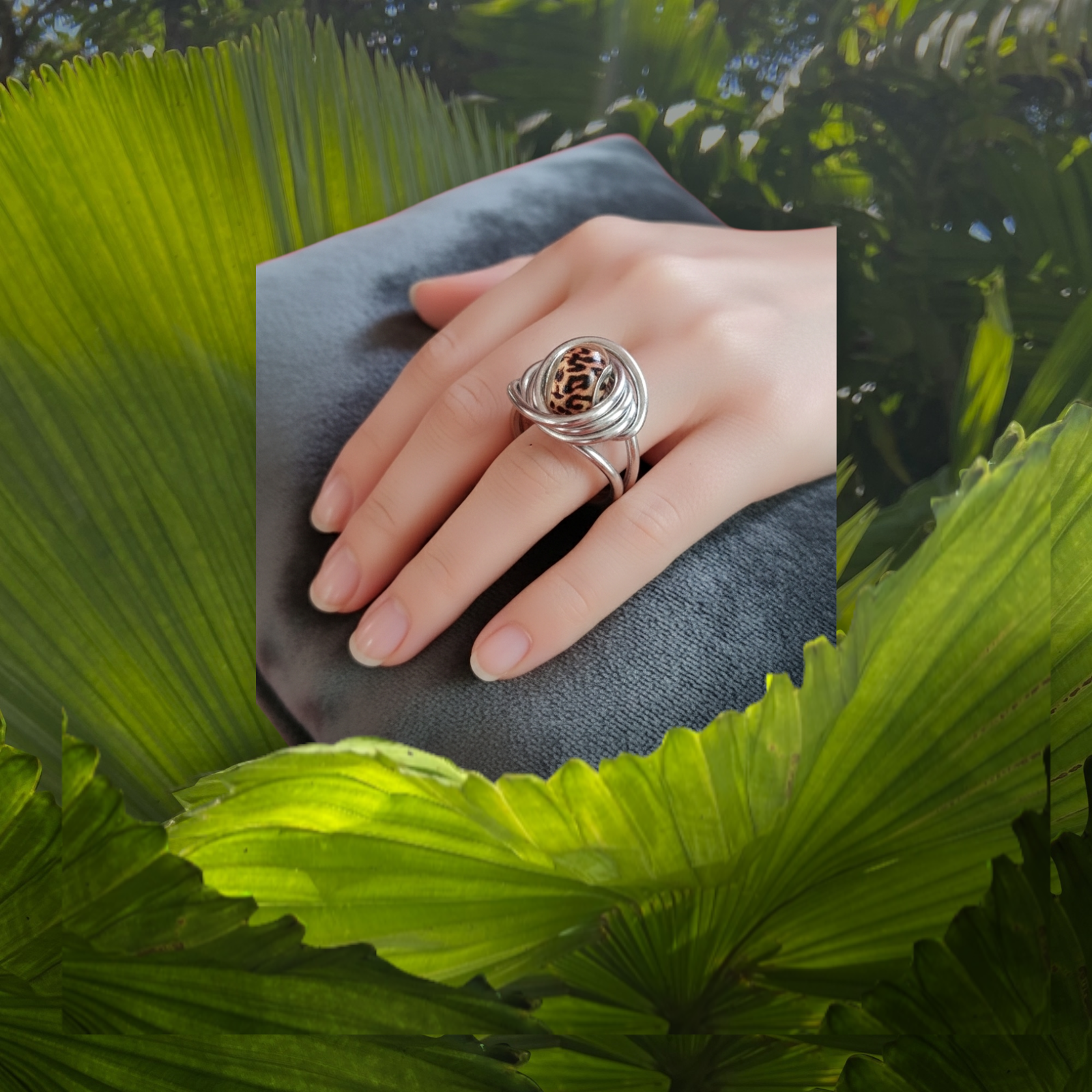 Bague "Spirale Léopard" – Image 5