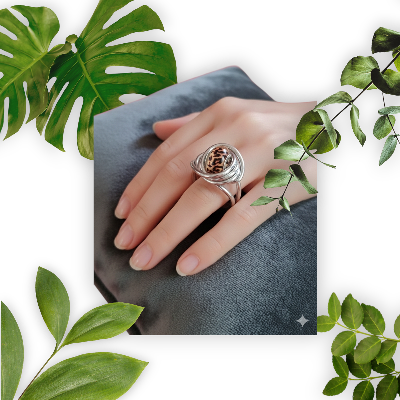 Bague "Spirale Léopard" – Image 4