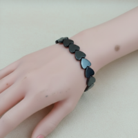 Bracelet “Cœur d’Hématite”