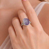 Bague “Éclat d’Améthys”