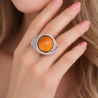 Bague “Écorce d’Argent”