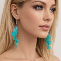 Boucles d'oreilles "Lagon de Nacre"