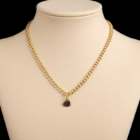 Collier “Cœur Éclat Doré”