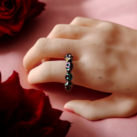 Bague “Calavera Irisée”