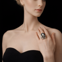 Bague « Graphik Noir & Blanc »