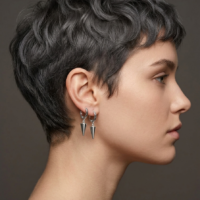 Boucles d'oreilles "Spike"