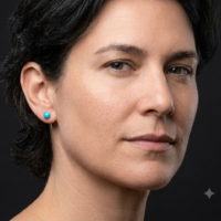 Boucles d’oreilles “Éclat Azur”