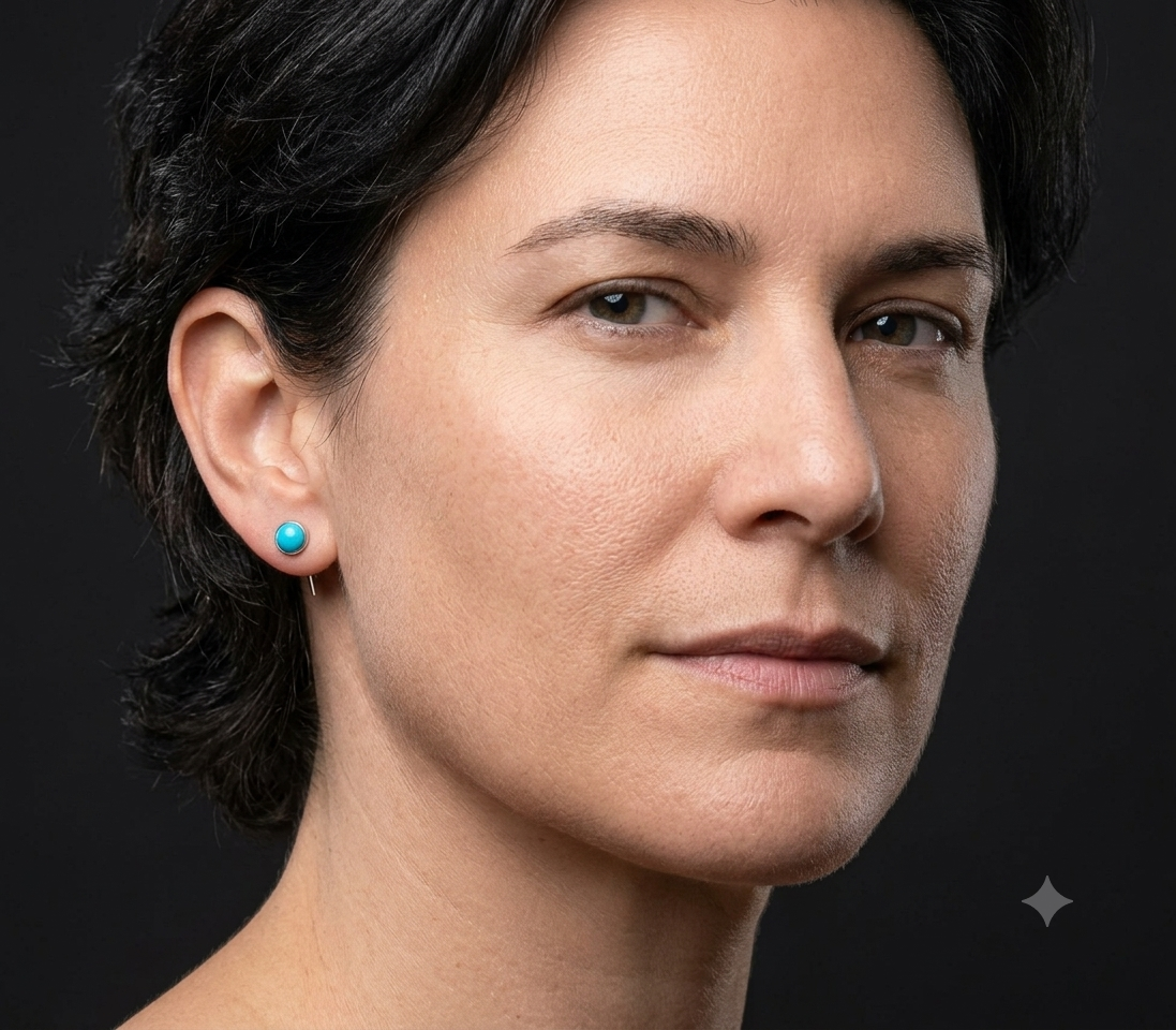 Boucles d’oreilles “Éclat Azur”