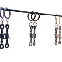 Boucles d'oreilles "Audace Barbelée"