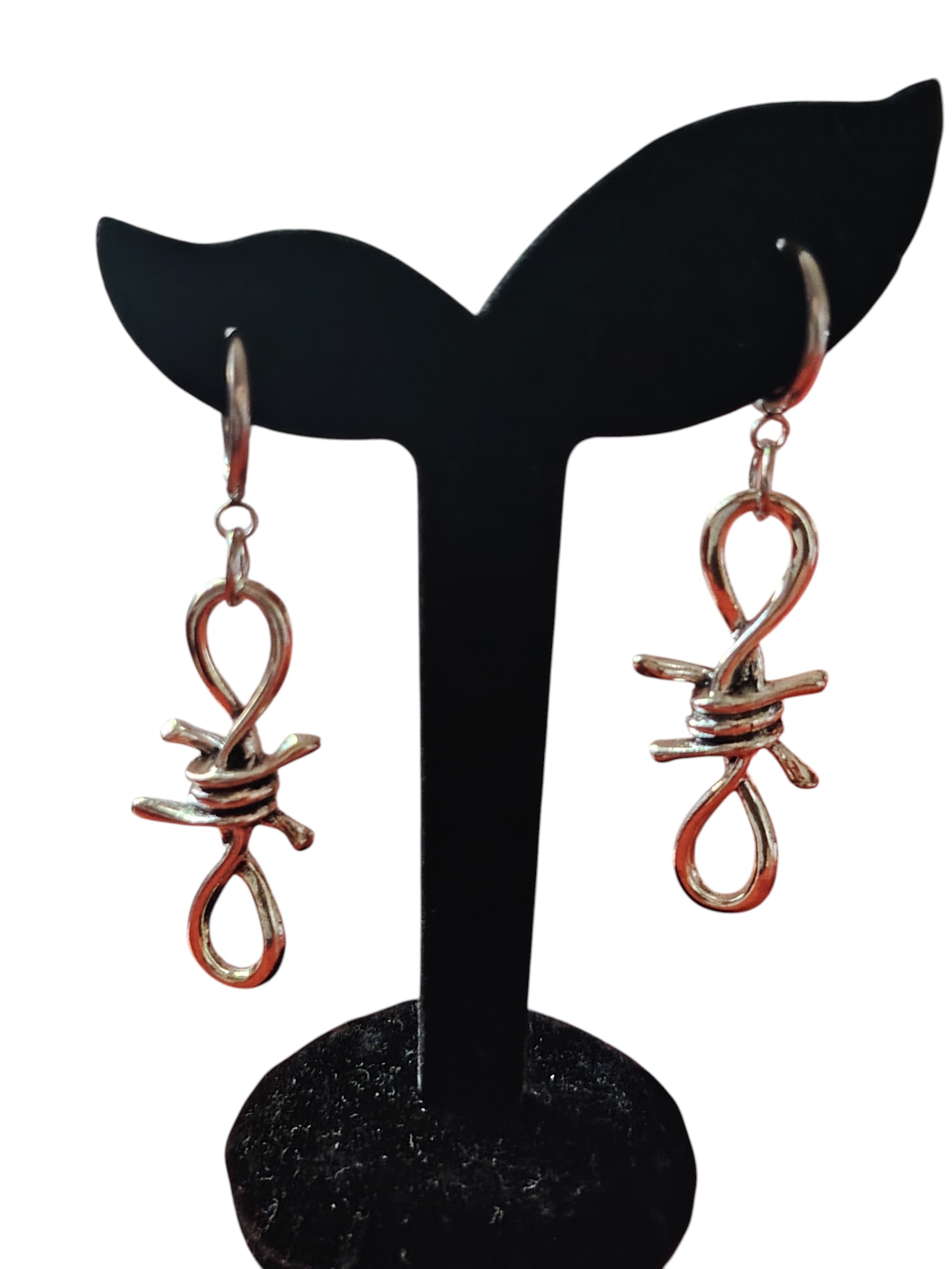 Boucles d'Oreilles "Nœud Barbelé" " – Image 4