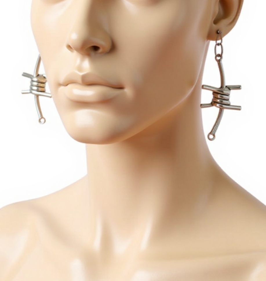 Boucles d'Oreilles "Épine d'Acier" – Image 2