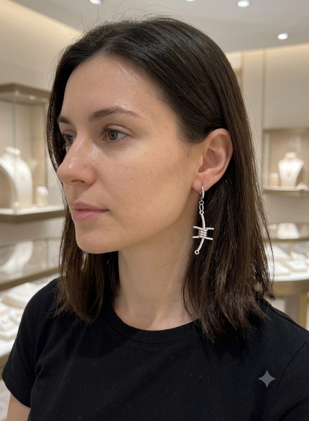 Boucles d'Oreilles "Épine d'Acier"