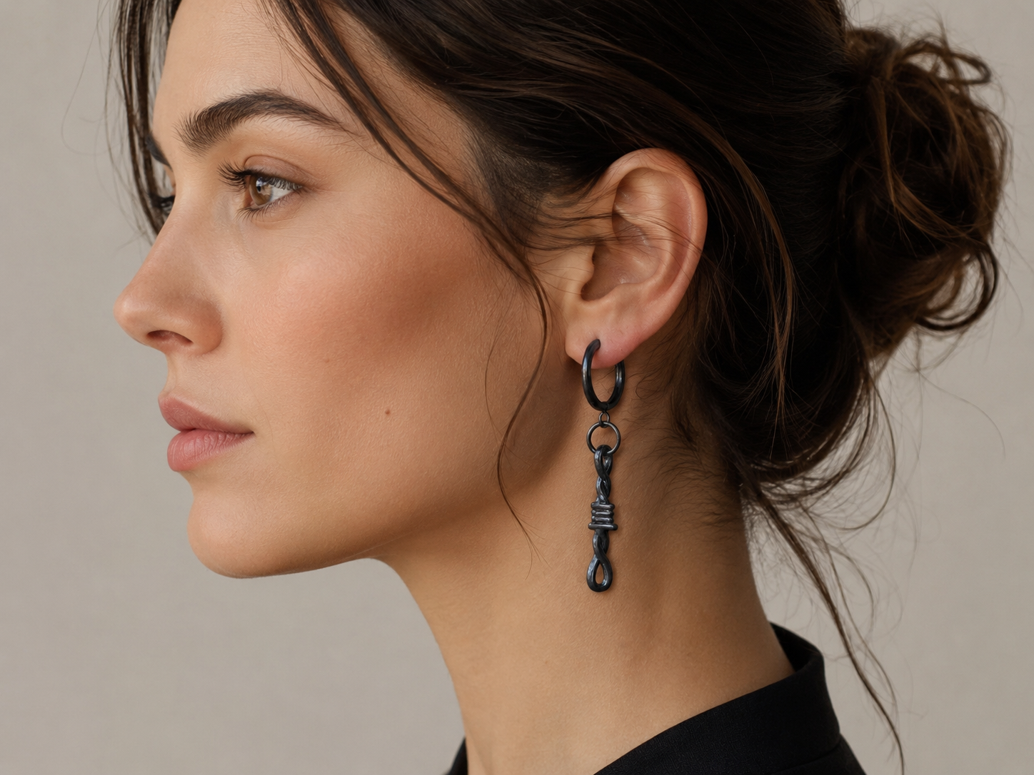 Boucles d'oreilles "Audace Barbelée" – Image 2