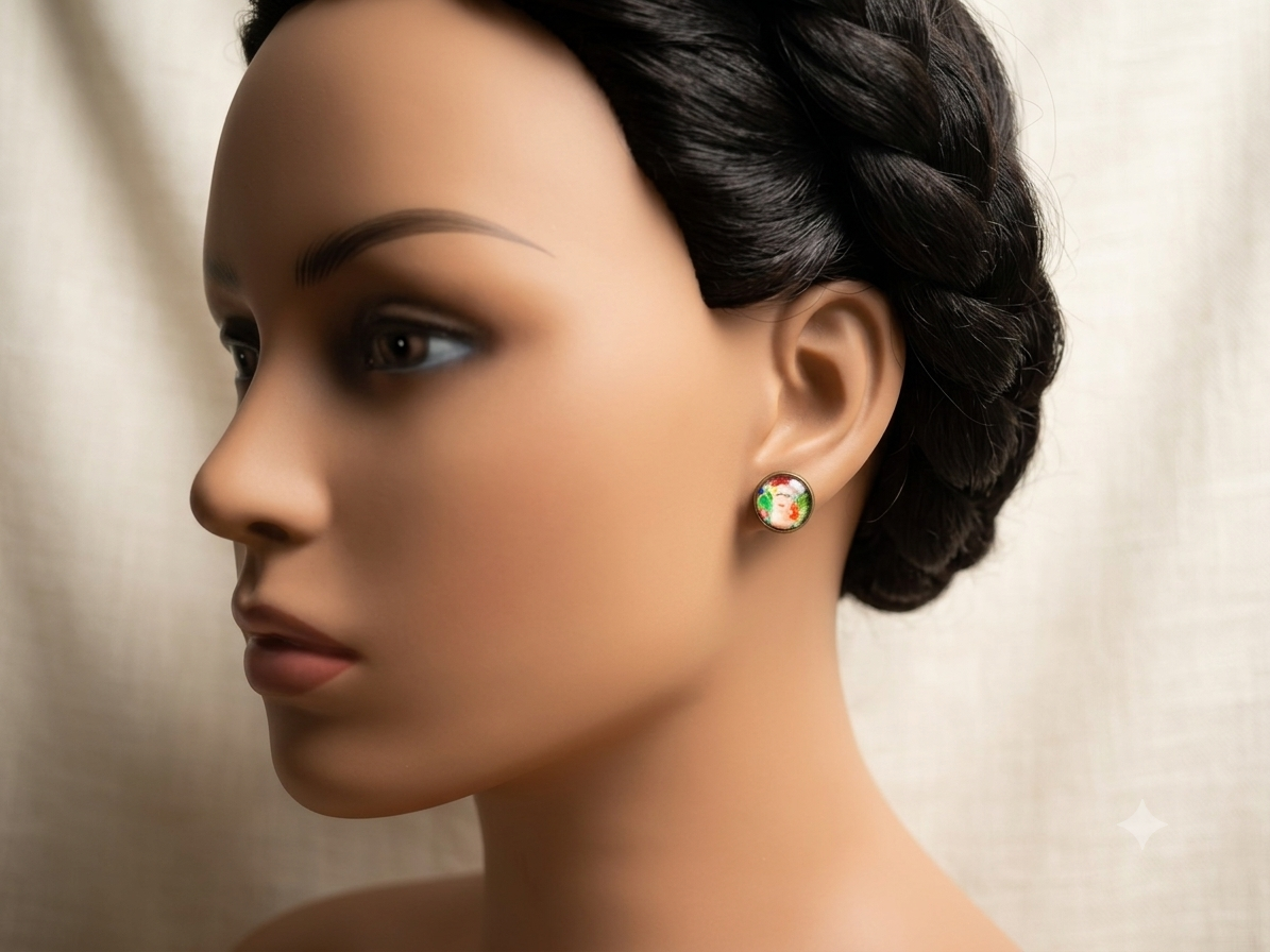 Boucles d’oreilles “Frida Vintage” – Image 2