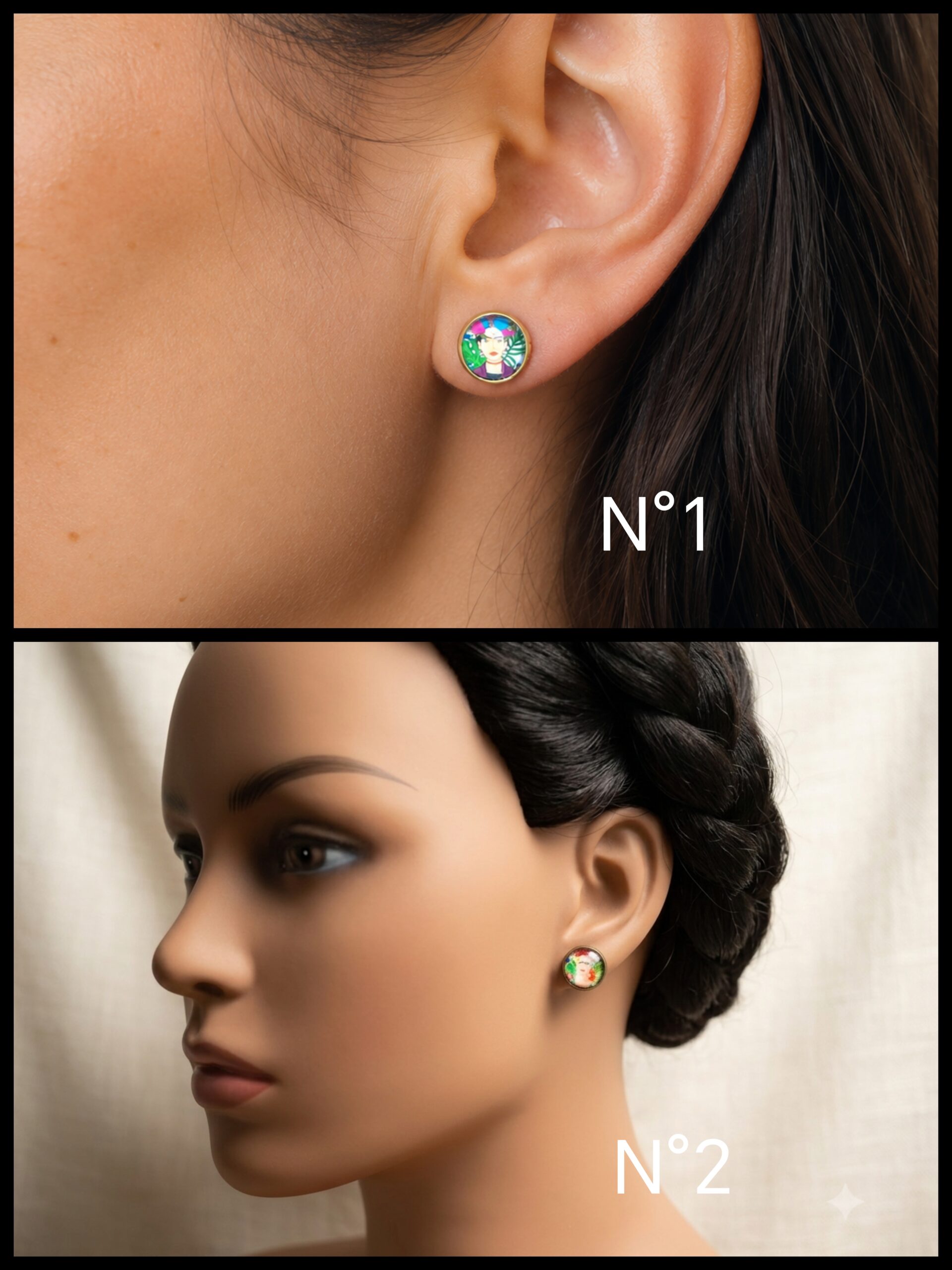 Boucles d’oreilles “Frida Vintage”