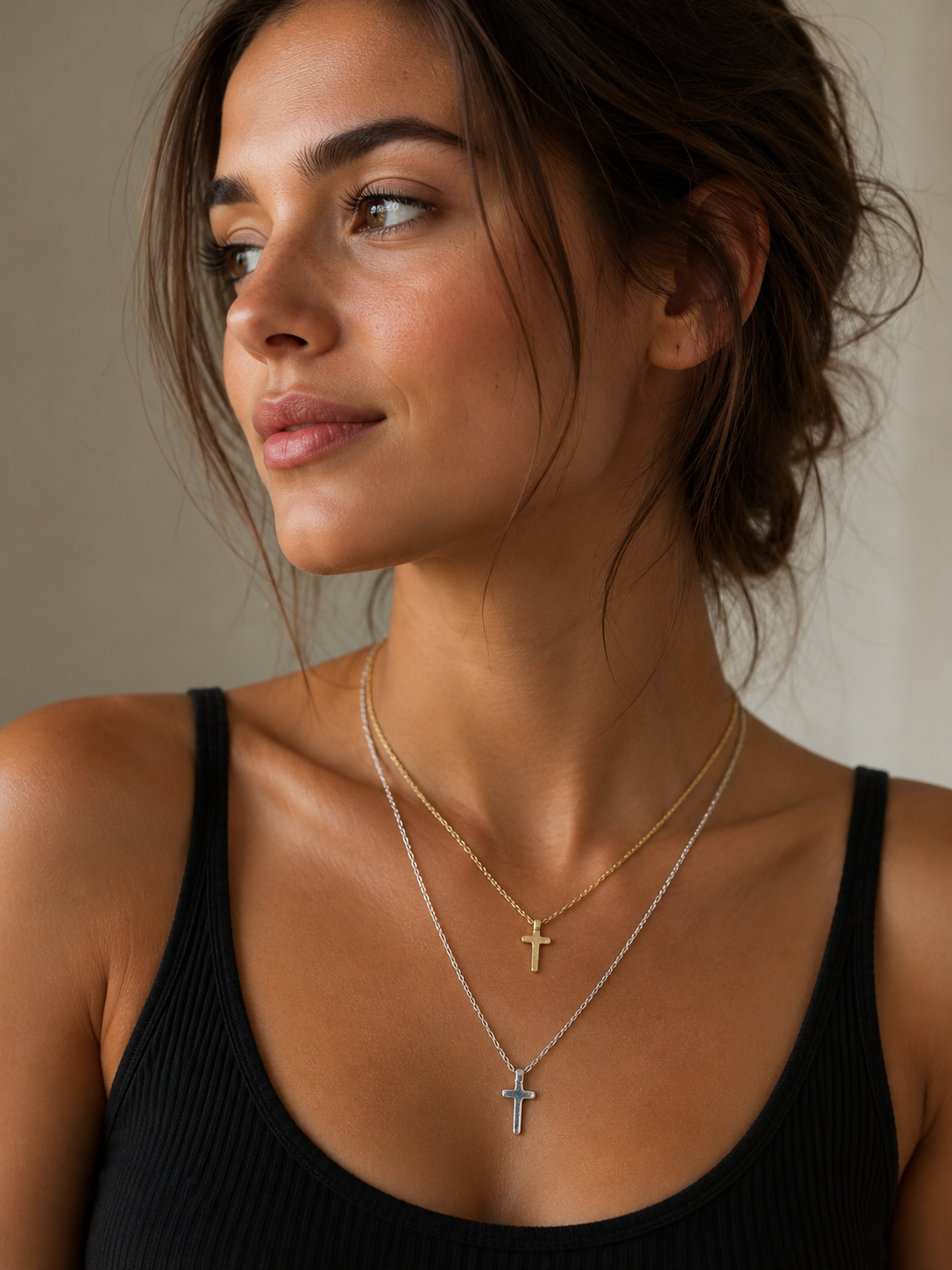 Collier Croix Élégance – Image 3